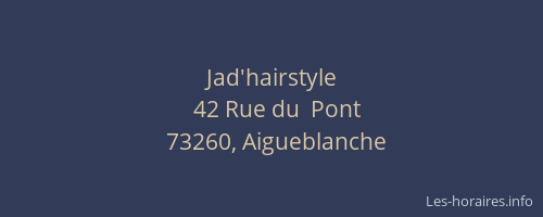 Jad'hairstyle