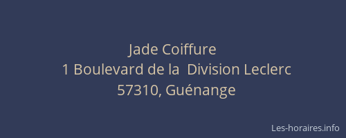 Jade Coiffure