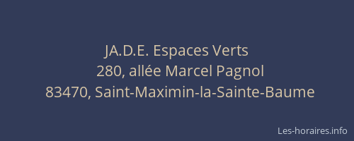 JA.D.E. Espaces Verts