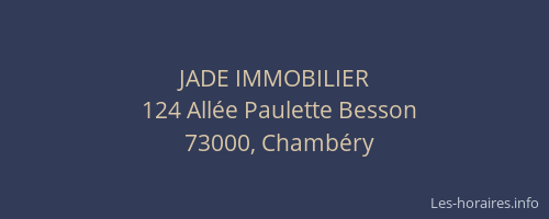 JADE IMMOBILIER