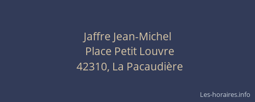 Jaffre Jean-Michel