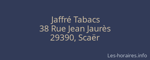 Jaffré Tabacs