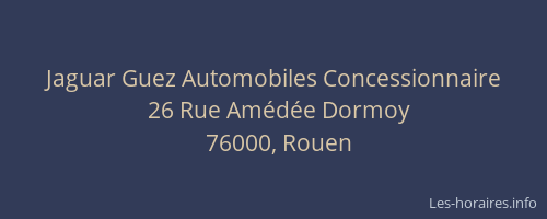 Jaguar Guez Automobiles Concessionnaire