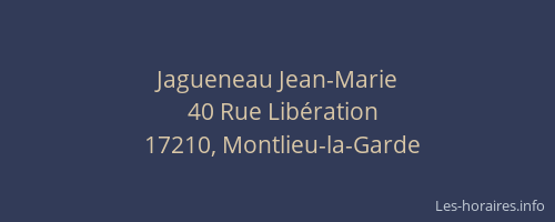 Jagueneau Jean-Marie