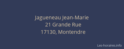 Jagueneau Jean-Marie