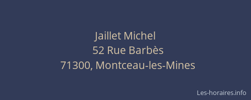 Jaillet Michel
