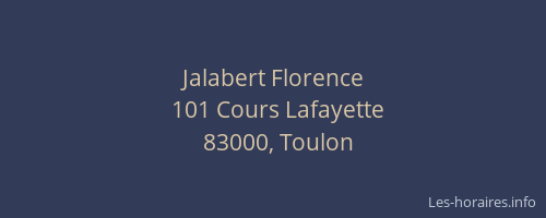 Jalabert Florence
