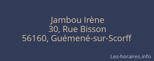 Jambou Irène