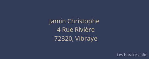 Jamin Christophe