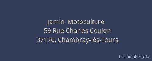 Jamin  Motoculture