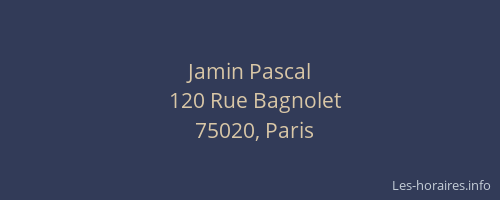 Jamin Pascal