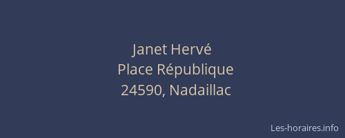 Janet Hervé
