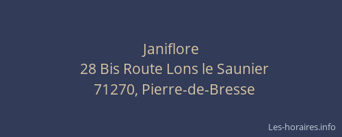 Janiflore