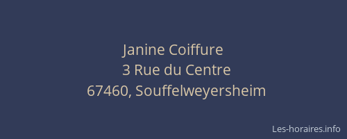 Janine Coiffure