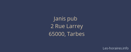 Janis pub