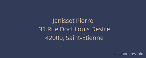Janisset Pierre