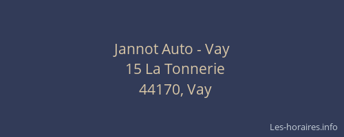 Jannot Auto - Vay