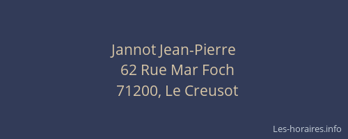 Jannot Jean-Pierre