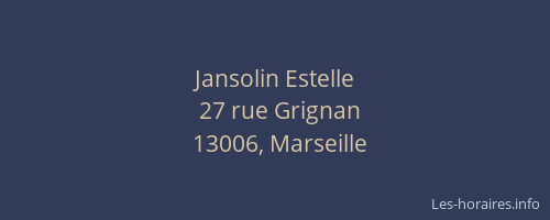 Jansolin Estelle