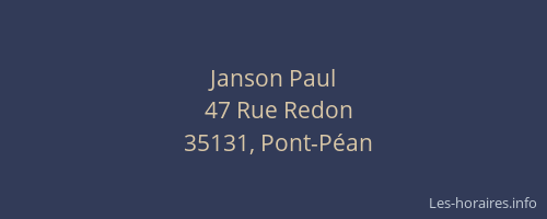 Janson Paul