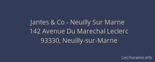 Jantes & Co - Neuilly Sur Marne