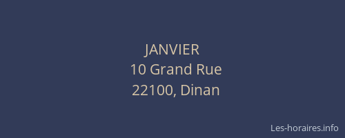 JANVIER