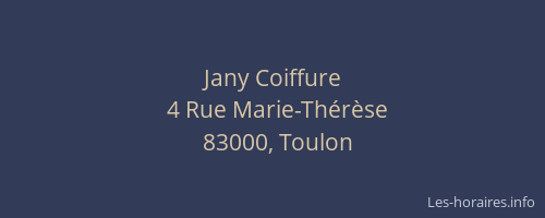 Jany Coiffure