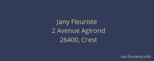 Jany Fleuriste