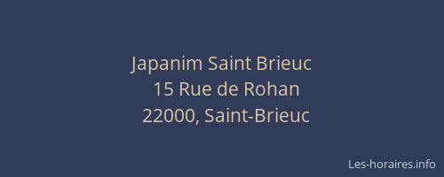 Japanim Saint Brieuc