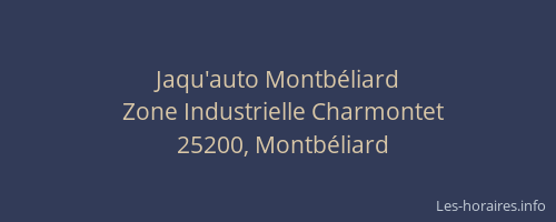 Jaqu'auto Montbéliard