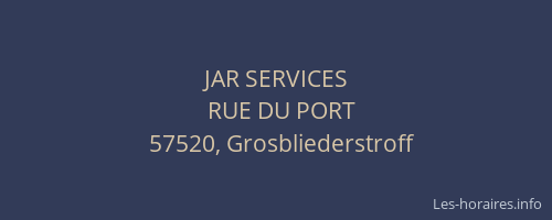 JAR SERVICES