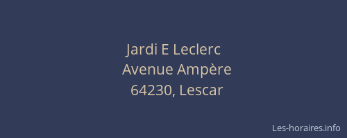 Jardi E Leclerc