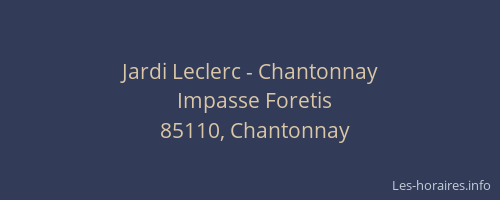 Jardi Leclerc - Chantonnay