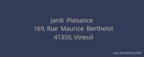 Jardi  Plaisance