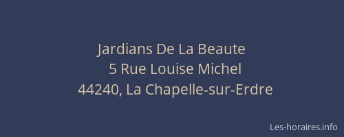 Jardians De La Beaute