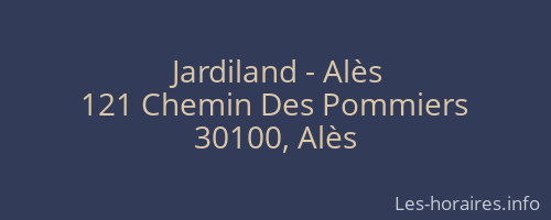 Jardiland - Alès