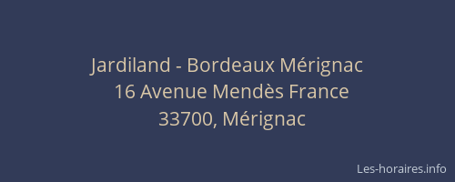 Jardiland - Bordeaux Mérignac