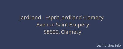 Jardiland - Esprit Jardiland Clamecy