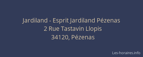 Jardiland - Esprit Jardiland Pézenas