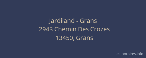 Jardiland - Grans