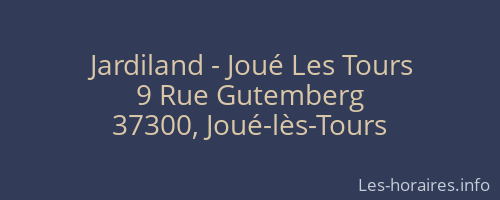 Jardiland - Joué Les Tours