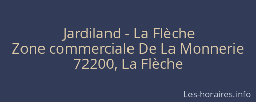 Jardiland - La Flèche