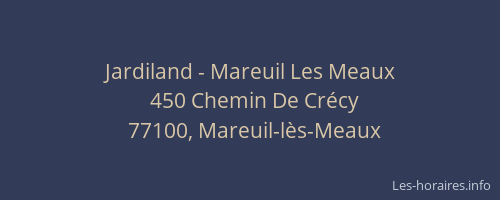 Jardiland - Mareuil Les Meaux