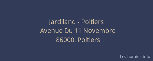 Jardiland - Poitiers