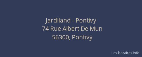 Jardiland - Pontivy