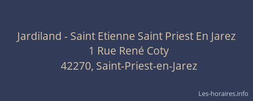 Jardiland - Saint Etienne Saint Priest En Jarez