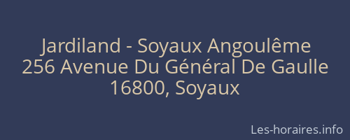 Jardiland - Soyaux Angoulême