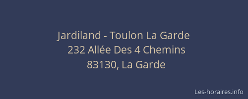 Jardiland - Toulon La Garde