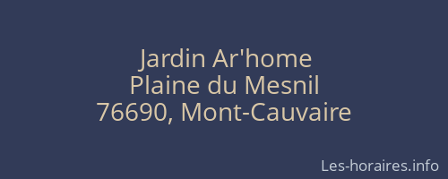 Jardin Ar'home