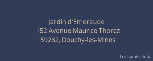 Jardin d'Emeraude